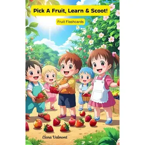 Pick A Fruit, Learn & Scoot!: Fruit Flashcards Paperback – April 25, 2025