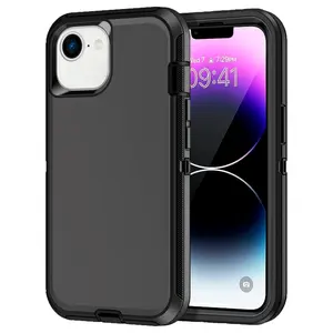 Entronix Case for iPhone 16E - Triple-Layer Heavy Duty Cover Protection Protective Wireless Dustproof Handle Cellphone