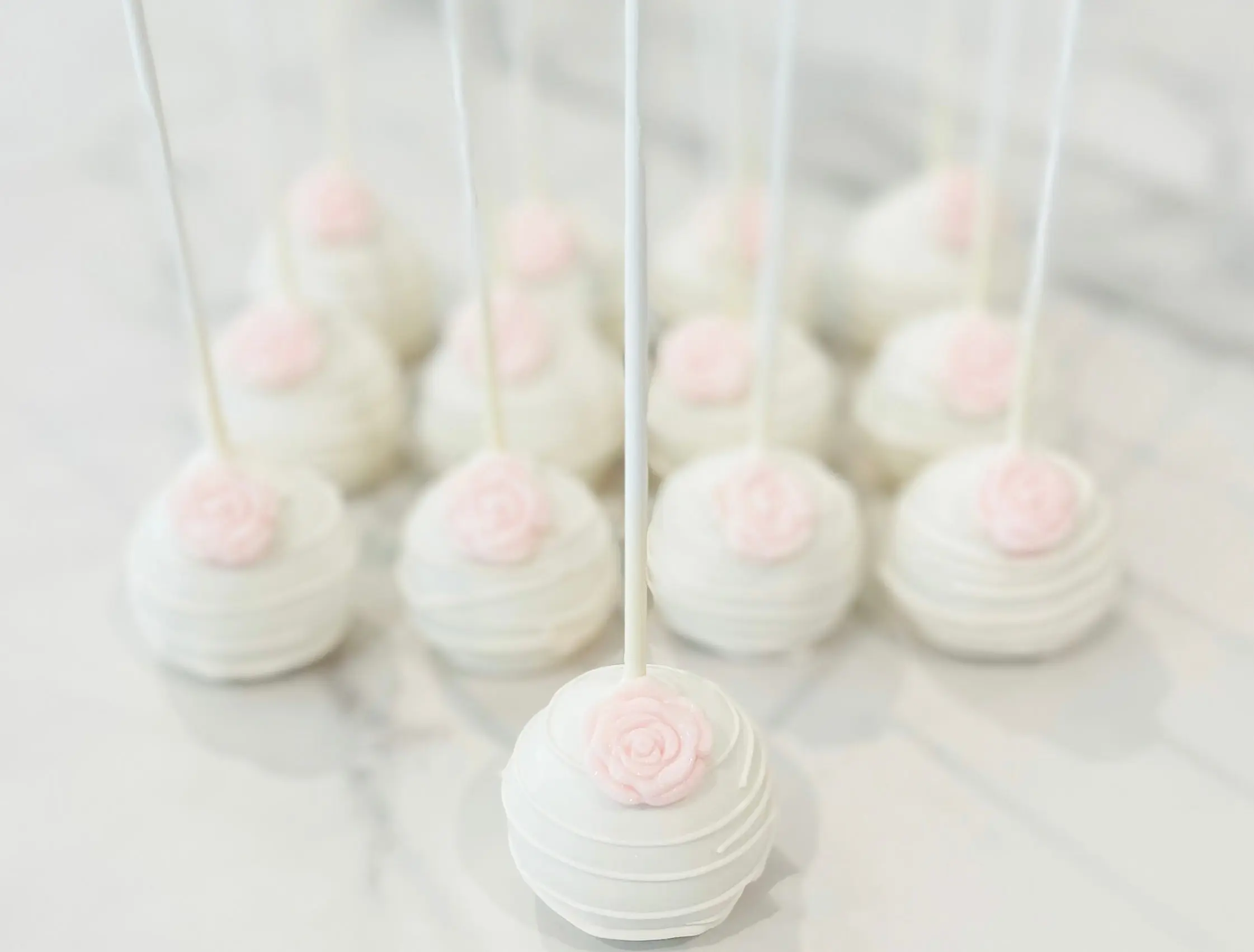 Flower Cake Pops Flower Cake Pops