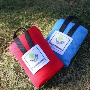 Hot Selling Waterproof Sandproof Beach Mat – Lightweight Portable Foldable Outdoor Blanket for Camping, Picnics & Dates | Red & Blue Options