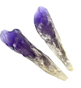 Amethyst Wands Faceted to a Point Great for Grids, Reiki, and Jewelry
