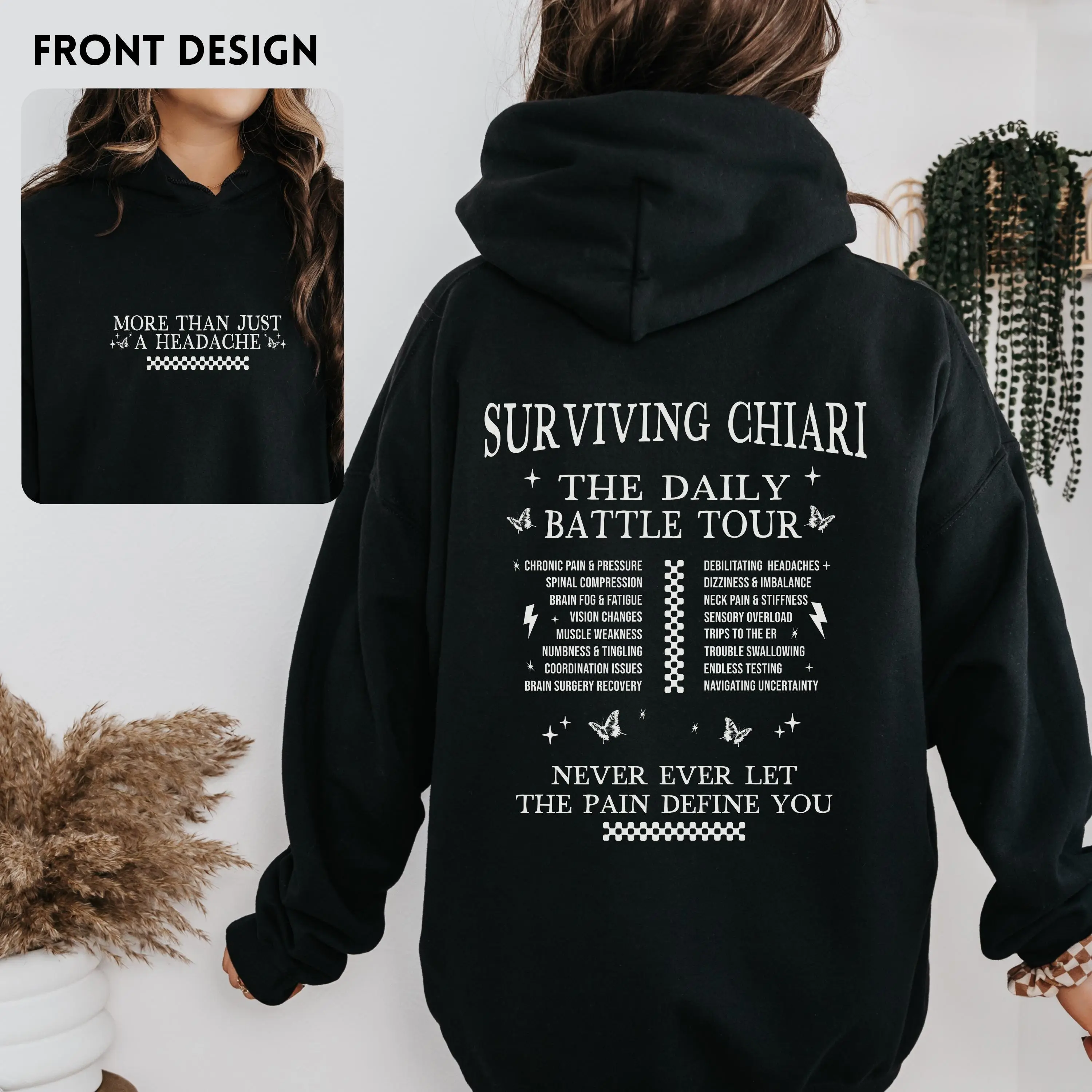 Surviving Chiari Tour Shirt Malformation Awareness Shirt Advocacy Clothing For Chronic Pain Warrior Brain Surgery Recovery Gift WChiarMalfo