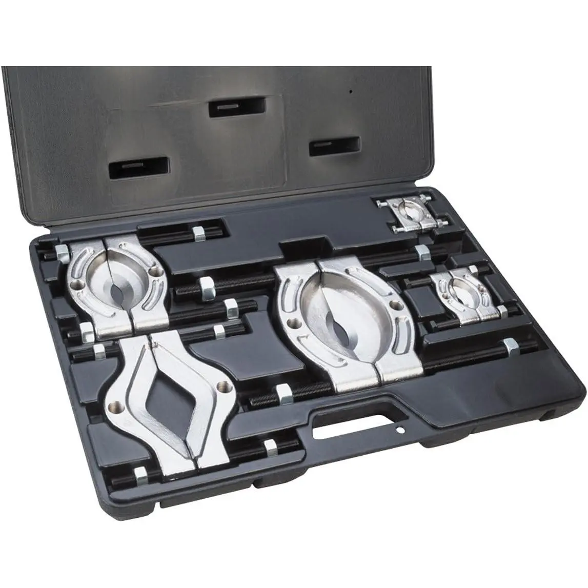 OTC Bearing Splitter Combo Set, Includes OTC 1183 Bearing Splitter (1-3/4 to 5-7/8 in), 1121 Unit (1/4 to 15/16 in), 679 Pulley Pulling Attachment, Grip-O-Matic Puller with Knife-Like Edges, 1-3/4 To 5-7/8 Inch