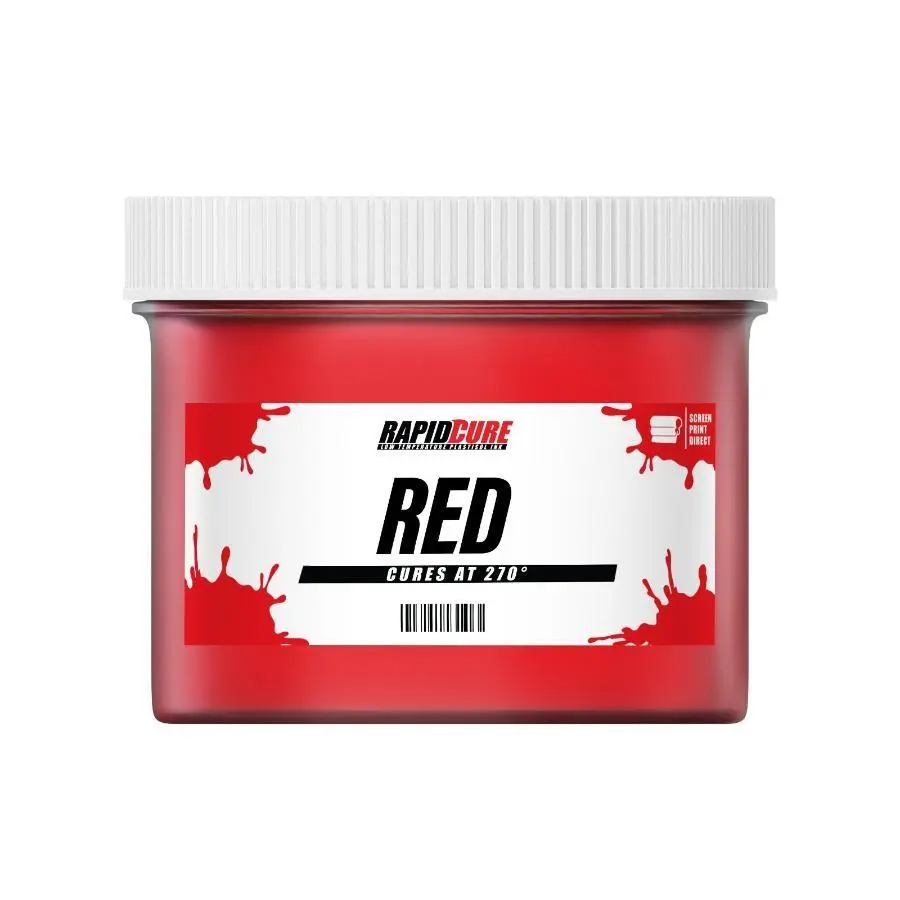 Rapid Cure Red Screen Printing Plastisol Ink