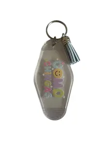 'Como Chingas' Motel Keychain with Matching Tassel