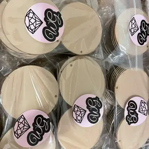 Cast Acrylic Circles 100 pieces , DIY