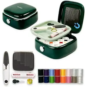 Exquisite Compact Sewing Boxes, Magnetic Needle and Thread Box Household Set,Thread Repair Tool,Handmade Stitch Storage Box Does not apply
