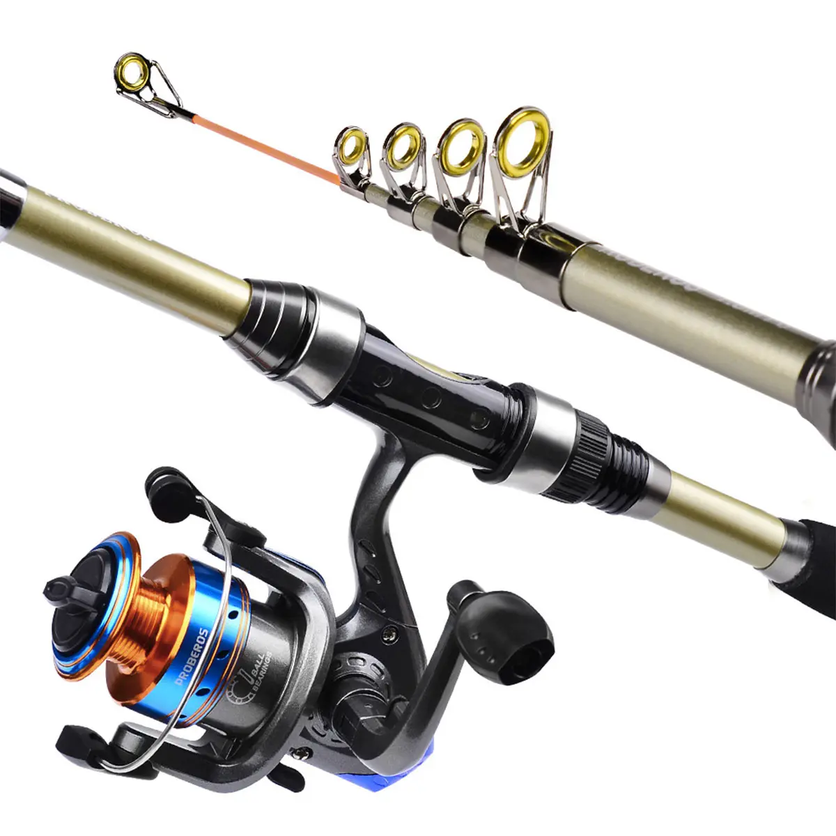Carbon Fiber Telescopic Rod and Spinning Reel Combo Set, 5.9ft/1.8m Fishing  Tackle Kit, Saltwater & Freshwater Gear, Includes Storage Bag & Lures -  TikTok Shop