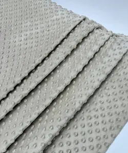 Silver Minky Fabric