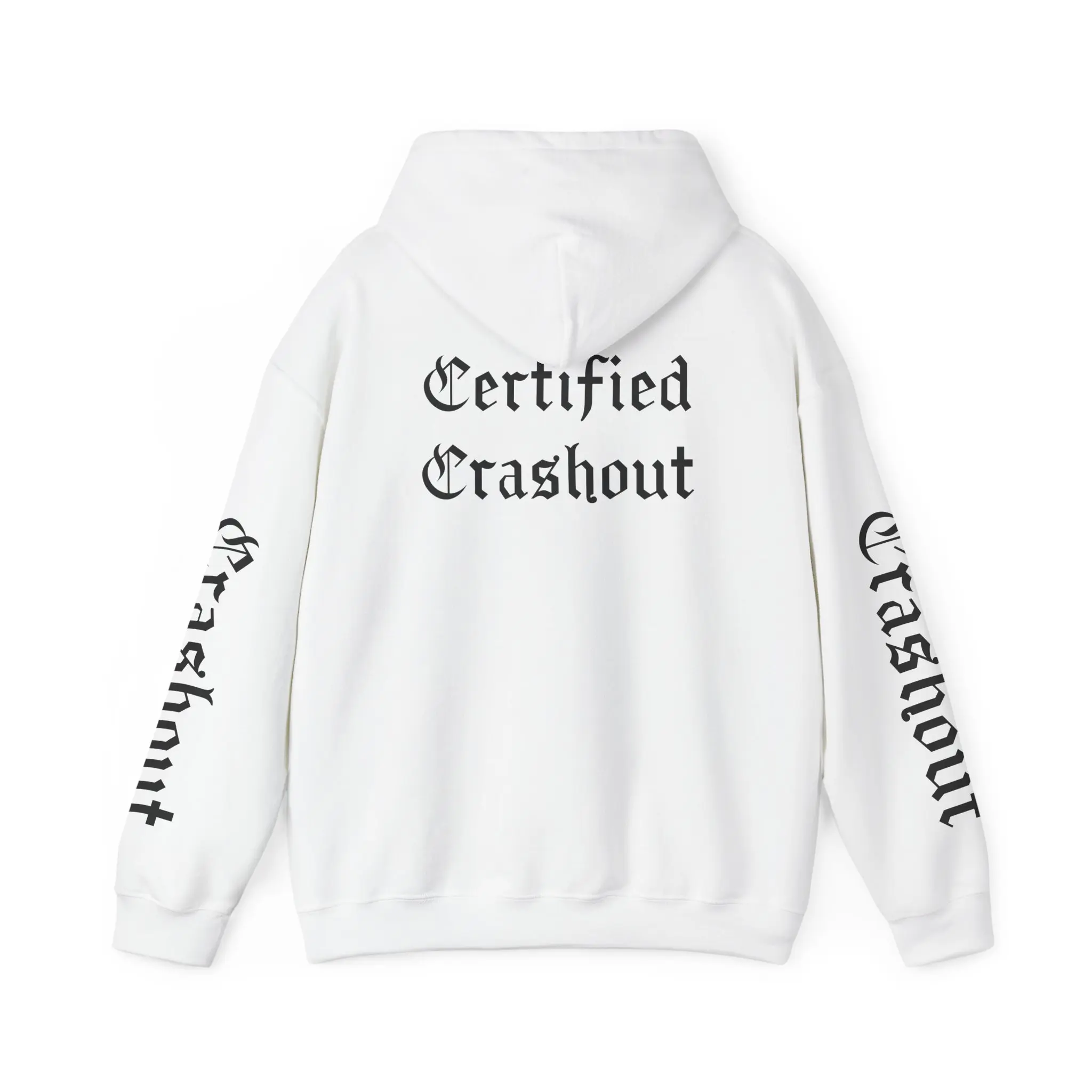 Certified Crashout Hooded Sweatshirt | Cozy Unisex Hoodie for Streetwear Lovers, Casual Outfits, Gifts, Urban Style