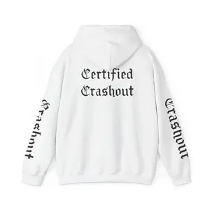 Certified Crashout Hooded Sweatshirt | Cozy Unisex Hoodie for Streetwear Lovers, Casual Outfits, Gifts, Urban Style