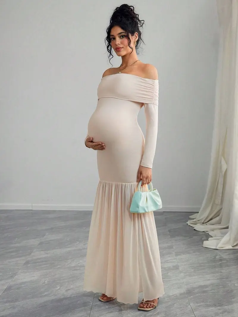long formal maternity dresses - TikTok Shop