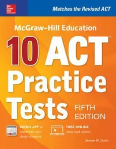 USED-McGraw-Hill Education: 10 ACT Practice Tests, Fifth Edition by Dulan, Steven W. (Paperback)