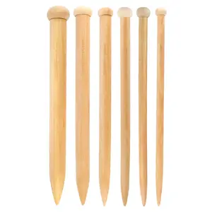 Jumbo Bamboo Knitting Needles