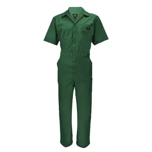 M&M SCRUBS Men’s Short Sleeve Coveralls – Durable Workwear with Stain & Wrinkle Resistance, 6 Pockets