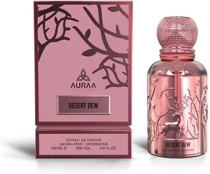Auraa Desire Desert Dew Extrait De Parfum For Men and Women 100 ML Natural Spray Perfume with Elegant Design