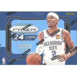 2024/25 Panini PRIZM Basketball Factory Sealed Blaster Box with (3) EXCLUSIVE ICE PRIZMS! Look for Rookie Penmanship Autographs and Instant Impact and Deep Space Inserts!