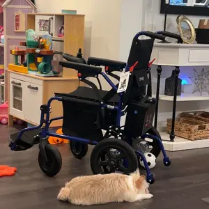 【Zygenair】 Electric Wheelchair for Adults Lightweight Foldable Power Wheelchair with 500W Dual Motors 15 Miles Range All Terrain Wheels 330 lbs Capacity Enhanced Safety Features Durable Shock Absorbing Posture Aid