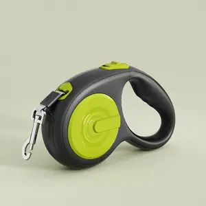 LED Light-Up Retractable Dog Leash Automatic Stretchable 118in-196.8in Nighttime Anti-Lost Pet Leash Non-Painful