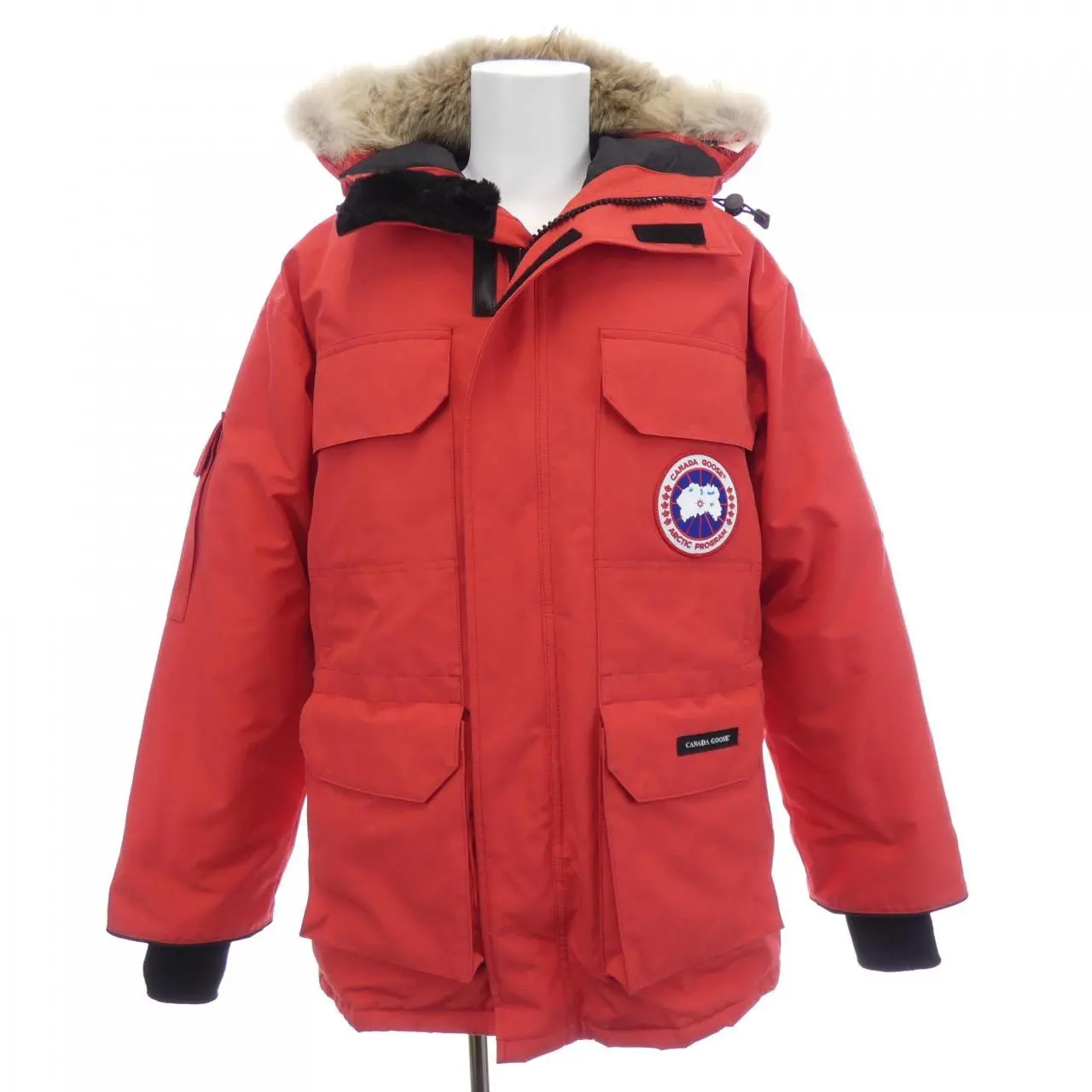 Pre-owned Canada Goose Nylon Small Leather Goods Expedition Down Coat