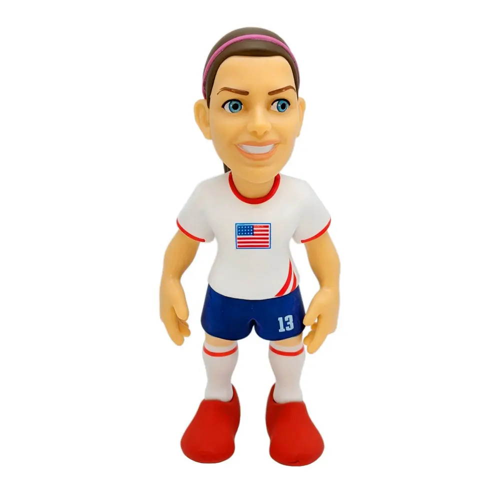 Minix Alex Morgan USA Women’s National Team 12cm Collectible Figurine - Official USWNT Licensed Soccer Star, Alex Morgan Collectors Item, Authentic Likeness, Display-Ready for Women's Soccer Supporters, New, Officially Licensed