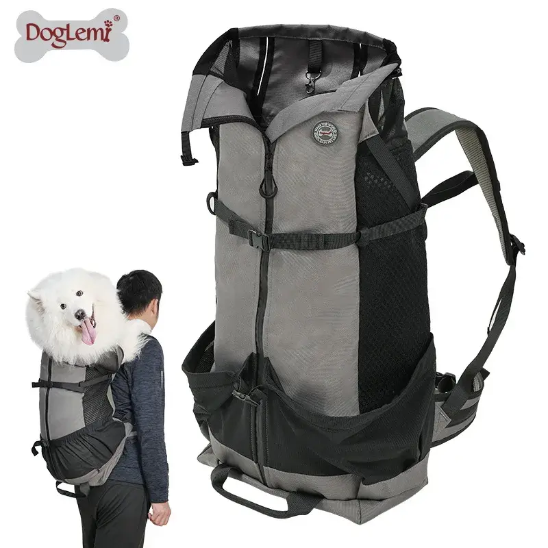 Multifunctional Pet Dog Carrier Backpack | Breathable Mesh Travel Bag for Hiking, Biking & Outdoor Adventures