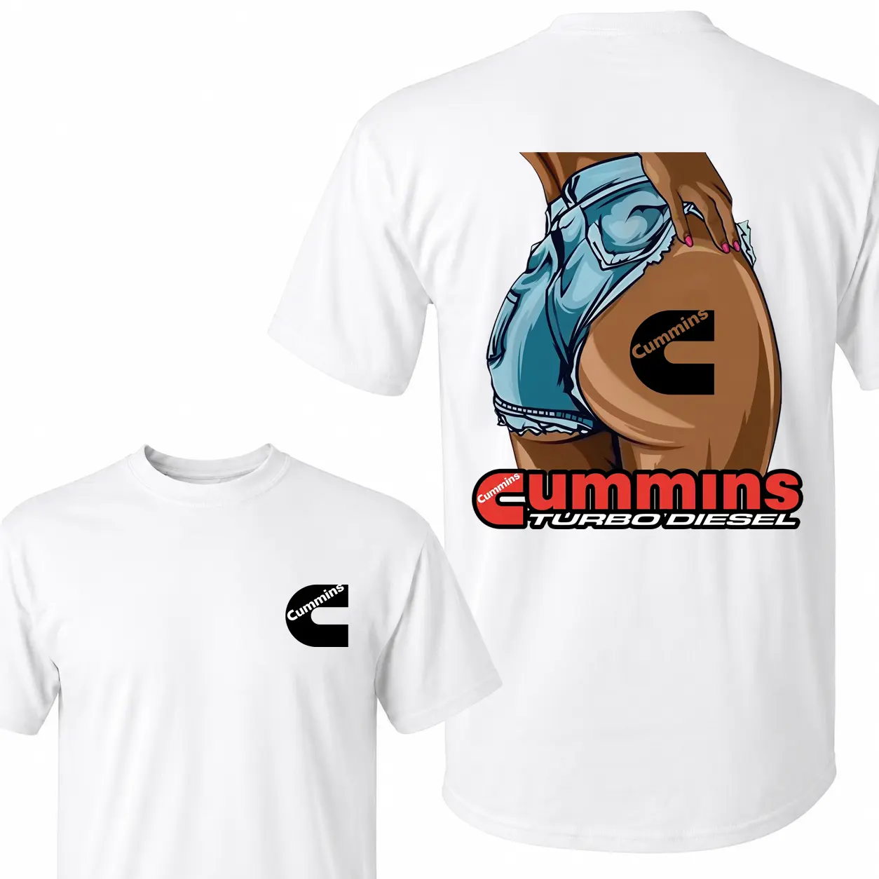 White-Slim fit T-shirt
