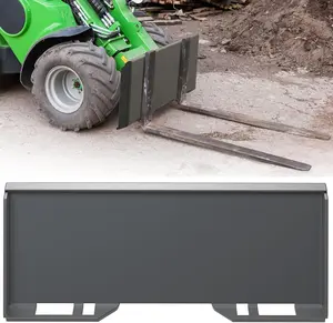 OEDRO 1/2" Skid Steer Plate Attachment, Universal Heavy Duty Quick Attach Weld On Mount Black Plate Compatible with Kubota, Bobcat Skid Steers & Tractors