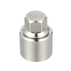 523 Metal Wheel Lock Lug Nut Anti Theft Lug Nut Screw Removal Socket Key Wheel Lock Key for VW Touareg Scirocco Magotan Phaeton Tiguan