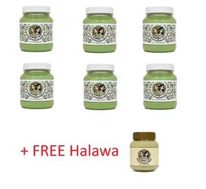 6 x Creamy Pistachio Spread (750) + 1 Free Halawa Pistachio Spread (330g)