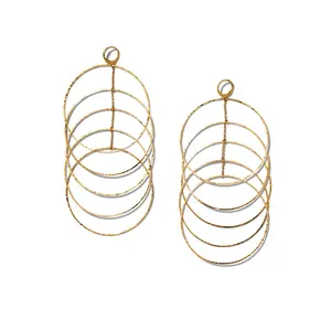 Echo Dangle Loop Drop Earrings
