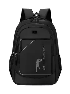 Sports Basketball Print Backpack, Large Capacity Multi-Pocket Waterproof School Bag, Men & Teenagers Laptop Backpack for School Travel, Trendy Backpack