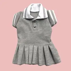 Tennis collared Dress for Dogs