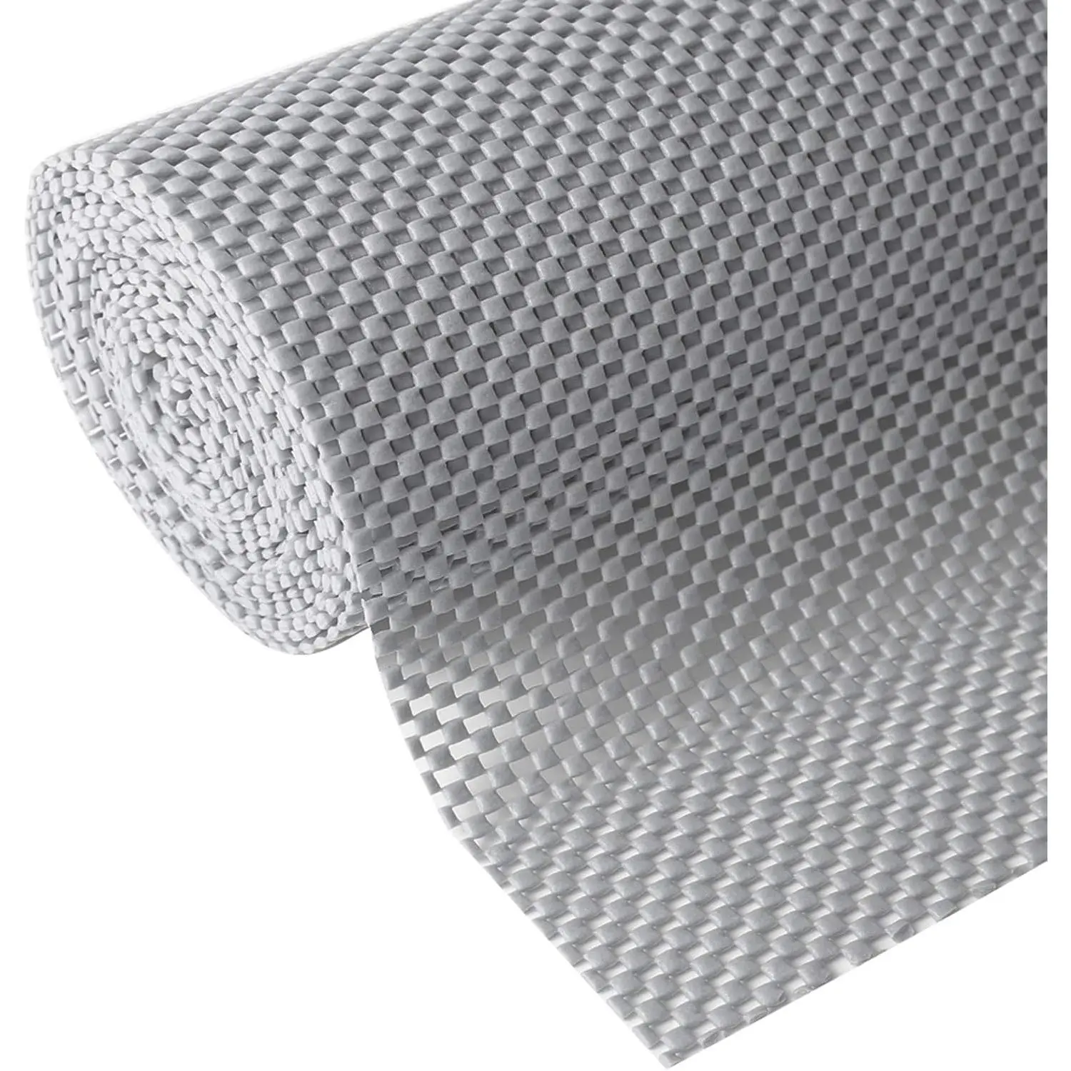 Shelf and Drawer Liner for Kitchen Cabinets Non-Adhesive, Non Slip Durable  Clean Long Size 12 Inches X 10 , Shelves, Cabinets, Storage, Kitchen and Desks, Light Gray