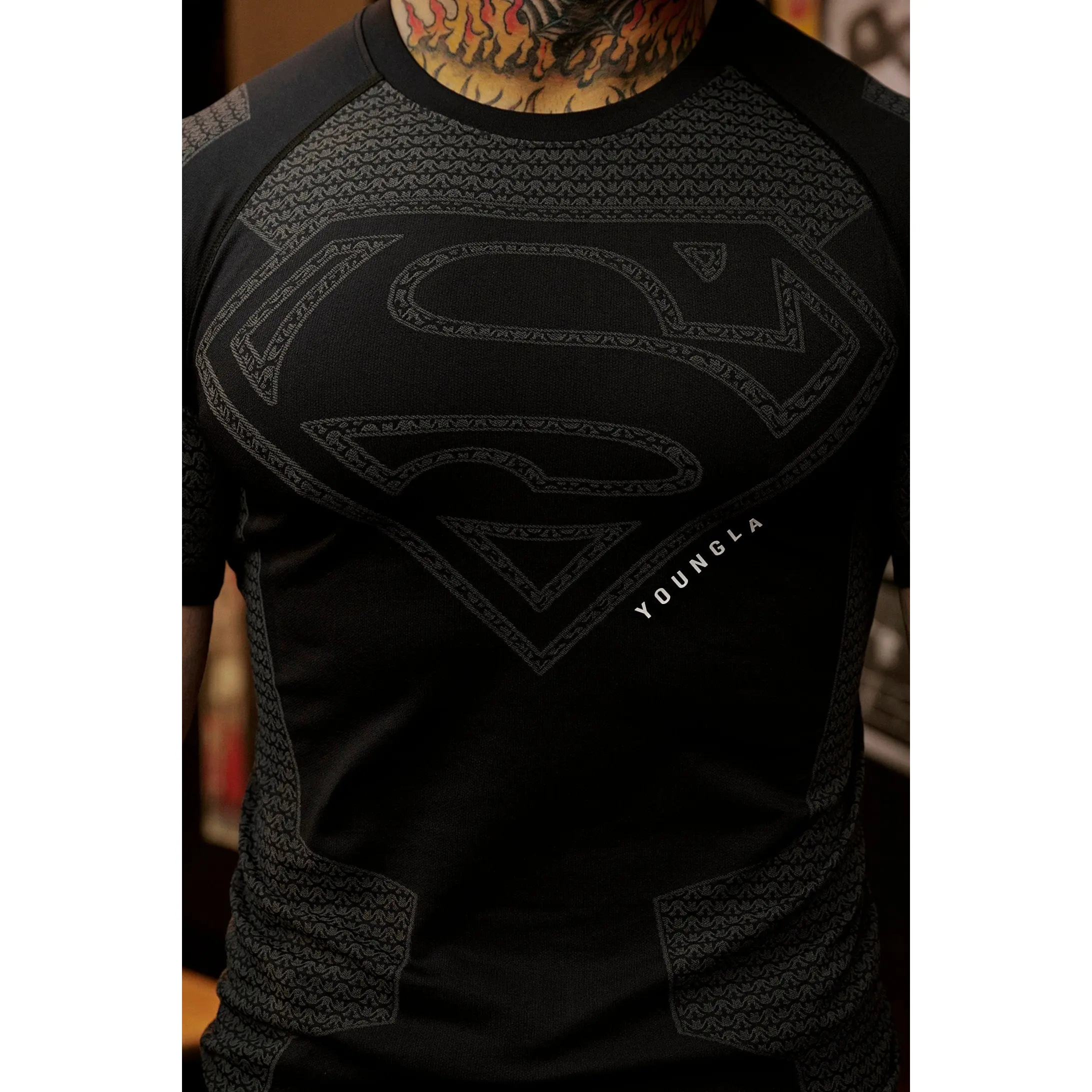 4117 - Superman Compression Tees - TikTok Shop