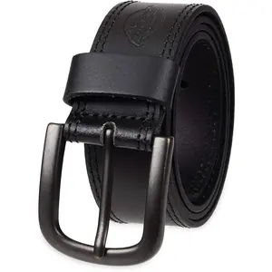 Dickies Men's 38MM Wide Bridle Leather Casual Belt