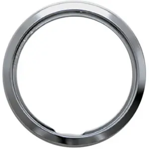 212 MAIN R8-U 8 in. Chrome Universal E-Trim Hinged Ring, Chrome Finish, Appliance-Compatible, Easy Installation