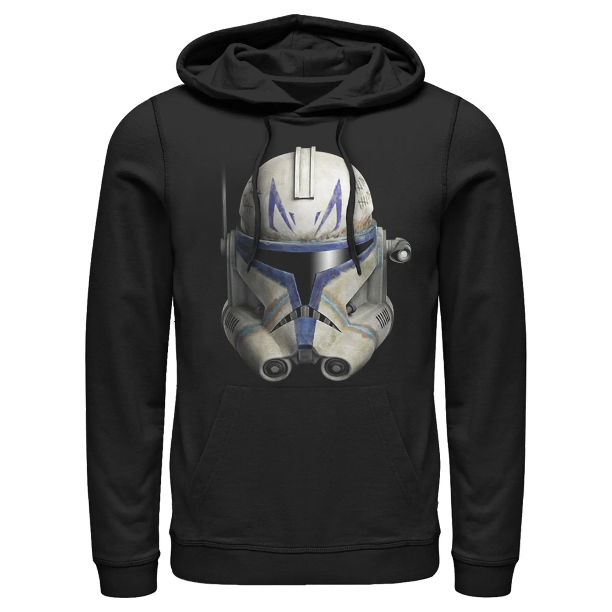 Men's Star Wars: The Clone Wars Commander Rex Big Face Pull Over Hoodie