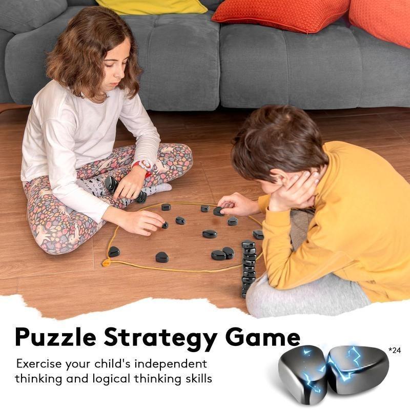 MAGNETIC Hexagon Tactical Game - Indoor Strategic Magnet Challenge for Engaging Recreational Activity