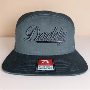 Daddy 3D Embroidered Snapback Hat Adjustable