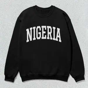 Nigeria Sweatshirt Collegiate Crewneck Sweater Unisex
