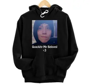 I Love Quackity My Beloved Vaporware Gamer Mexican For Fans Pullover Hoodie
