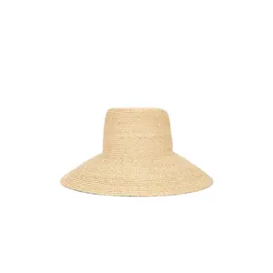 Gigi Pip Jolie Wide Boater Hat in Natural