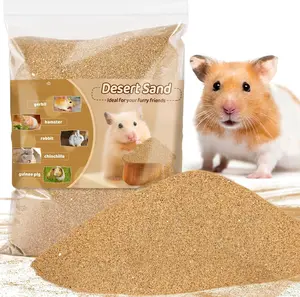 Hamster Desert Sand 15OZ - Fine Sand Bath for Reptile Hermit Crab  Hamster Chinchilla Gerbil Turtle as Zoo Med Repti Sand Substrate Hamster Bedding Cleaning Supplies Odor Control  Dig