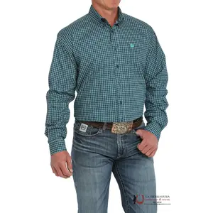 CINCH MENS BLUE LONG SLEEVE SHIRT - MTW1105898