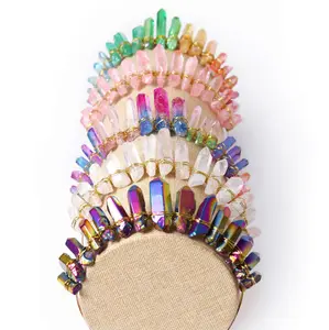 Celebration Quartz Crystal Tiara – Sparkling Festival Crown for Every Joyful Occasion