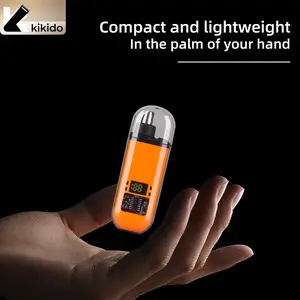 Kikido Nose Hair Trimmer for Men Women, Compact Lightweight Electric Nose Ear Trimmer with LED Display, Painless Precision Grooming