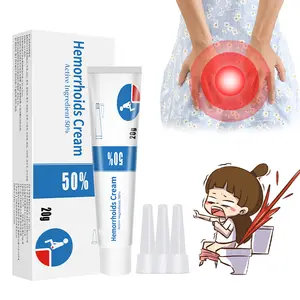Herbal Hemorrhoid Cream 50% Active Ingredients Fast Relief for Pain Itching and Swelling with Organic Ingredients 20g Tube