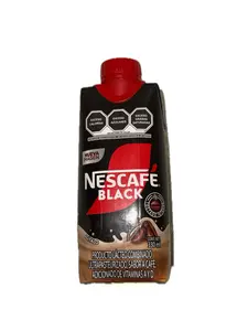 Nescafé Black Ready-to-Drink Coffee Beverage 330ml – Intense Roasted Flavor Milk Coffee Drink