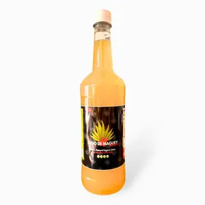 Yerbero - Jugo De Maguey Jalisco Natural Flavor 33.3 Fl oz (1 Liter) - Maguey Juice - Antioxidant Natural - 100% Jugo de Penca de Maguey
